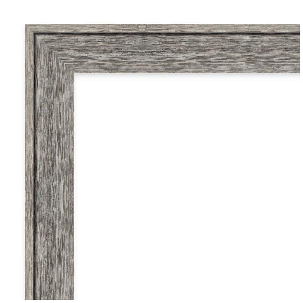 Regis Gray-Washed Distressed Wood Full Length Mirror