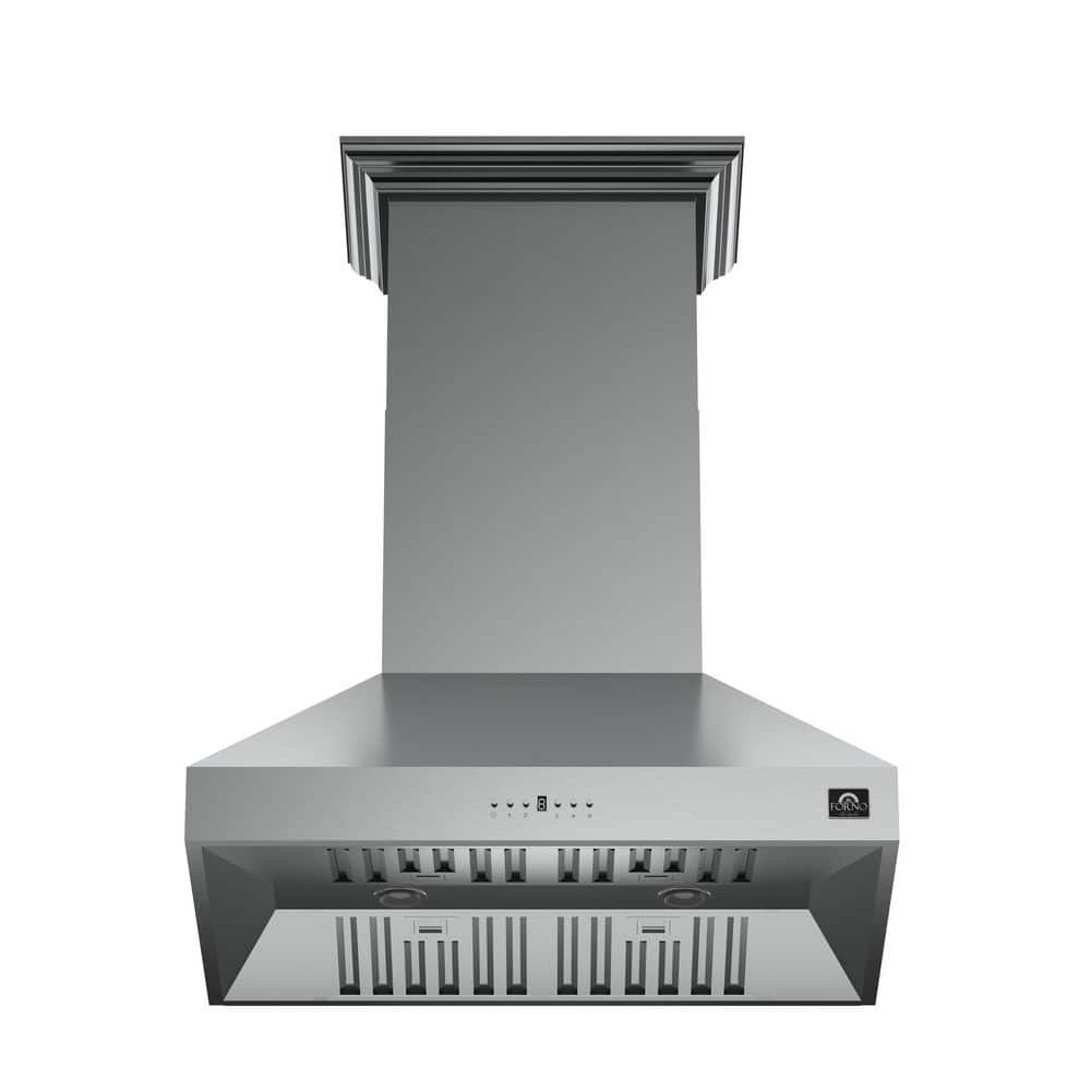 Orvieto 36-Inch Stainless Steel Wall Mount Range Hood
