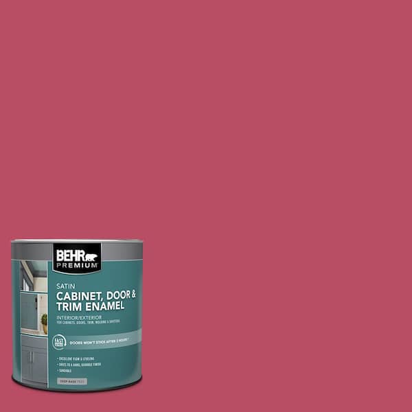 BEHR PREMIUM 1 qt. #P130-7 Glamorous Satin Enamel Interior/Exterior Cabinet, Door & Trim Paint