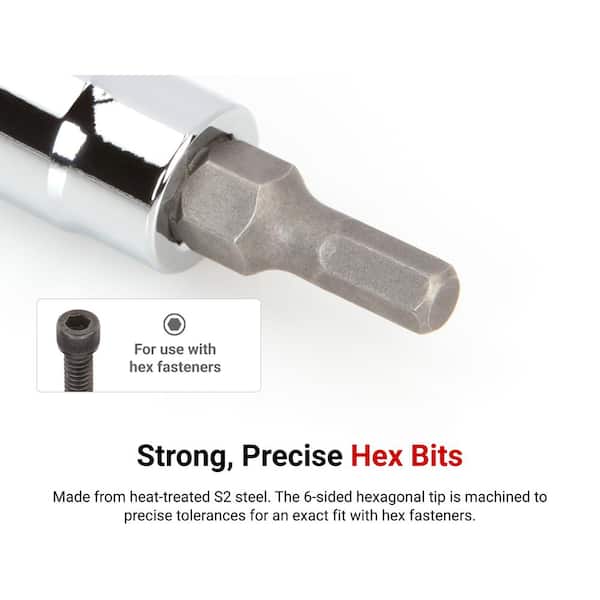 1/4 in. Drive x 2.5 mm Hex Bit Socket
