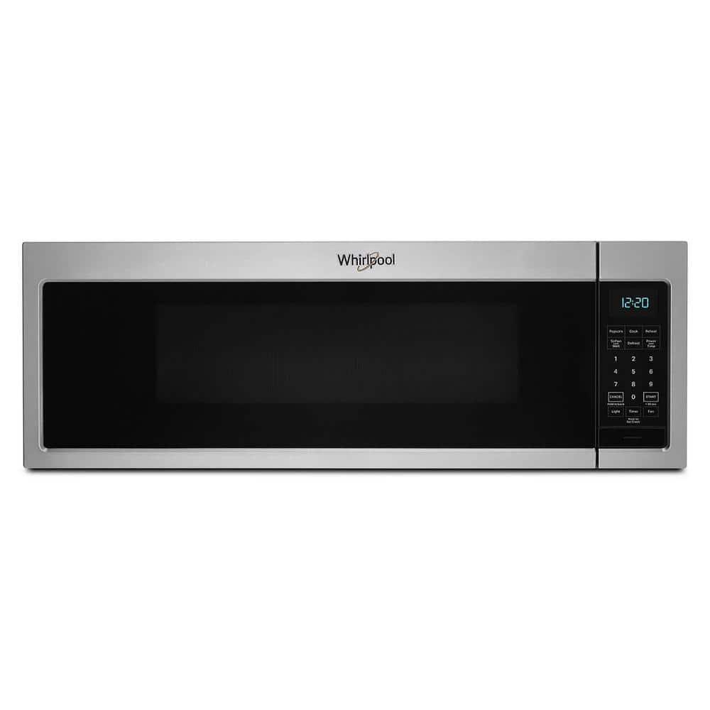 Whirlpool 1.1 cu. ft. Over the Range Microwave in Stainless Steel, Silver