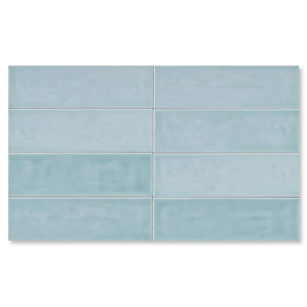 Bedouin Green Glossy Ceramic Subway Wall Tile