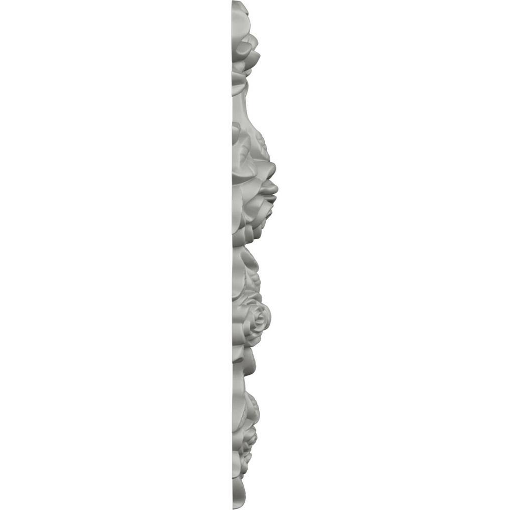 Primed Polyurethane Large Rose Drop Onlay Crown Molding