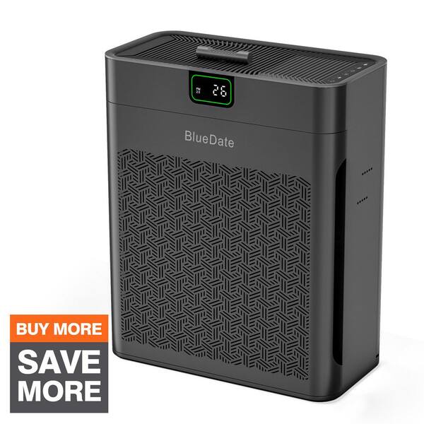 1100 sq. ft. H13 HEPA Console Air Purifier in Black, with PM2. 5 Sensor, 25 dB Sleep Mode, Activated Carbon, Ozone-Free