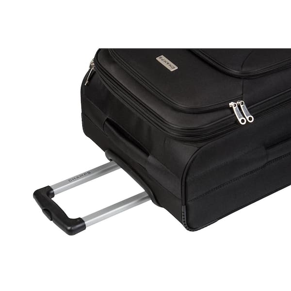 CHAMPS Vintage 29 in., 20 in. Black Hardside Luggage Set with Spinner  Wheels (2-Piece) S1016-BLACK - The Home Depot