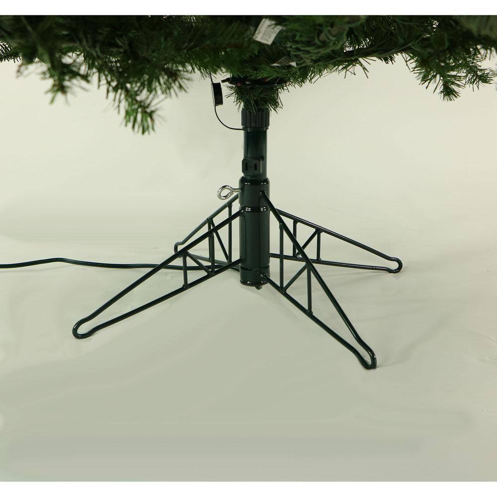 7.5-Foot Green Pine Artificial Christmas Tree with Hinged Branches