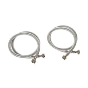 Polymer Coated 4 ft. Washer Hoses (2-Pack)