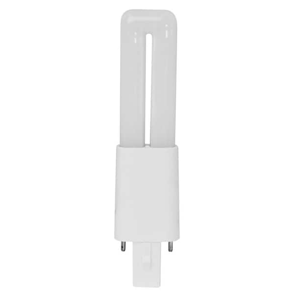 Feit Electric 7-Watt Equivalent PL Twin Tube CFLNI Bi-Pin Plug-In G23 Base CFL Replacement LED Light Bulb, Soft White 2700K (1-Pack)