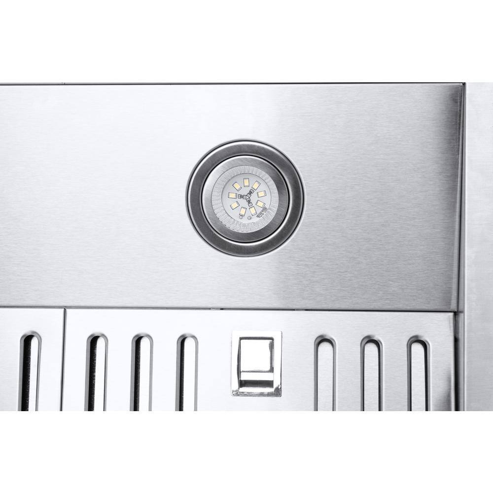 Hauslane 30" Stainless Steel Under Cabinet Range Hood with Baffle Filter