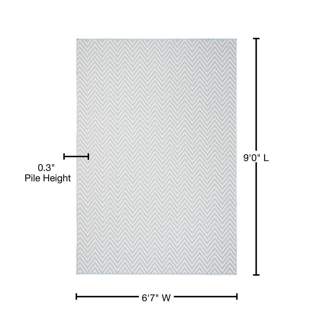 Gray and Cream Hand-knotted Washable Rectangular Rug