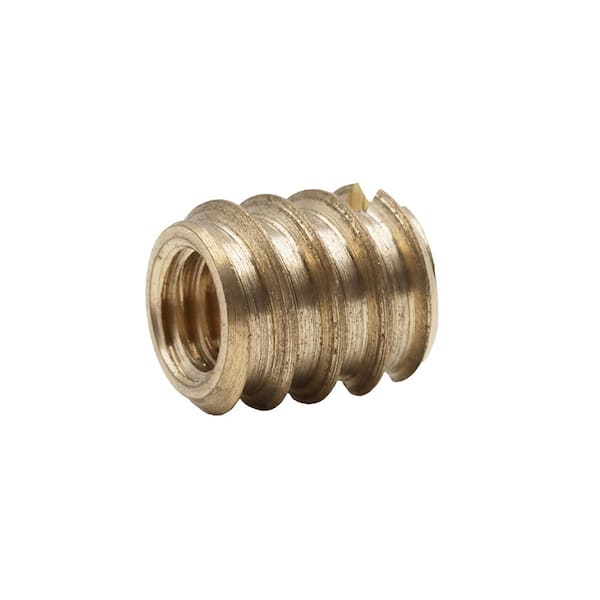Everbilt 5/16 in.-18 tpi Solid Brass Wood Insert Nut 818808 - The Home Depot