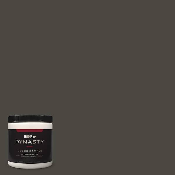 BEHR DYNASTY 8 oz. #T18-11 Unplugged Matte Stain-Blocking Interior/Exterior Paint and Primer Sample
