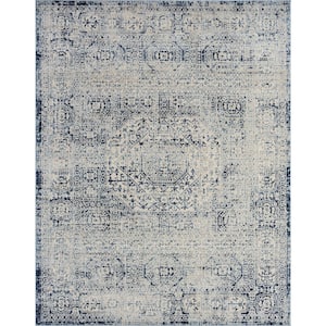 Tuscany Oriental Blue 5 ft. x 8 ft. Indoor Area Rug
