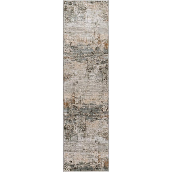 Gismondi Dark Brown 3 ft. x 10 ft. Indoor Runner Rug