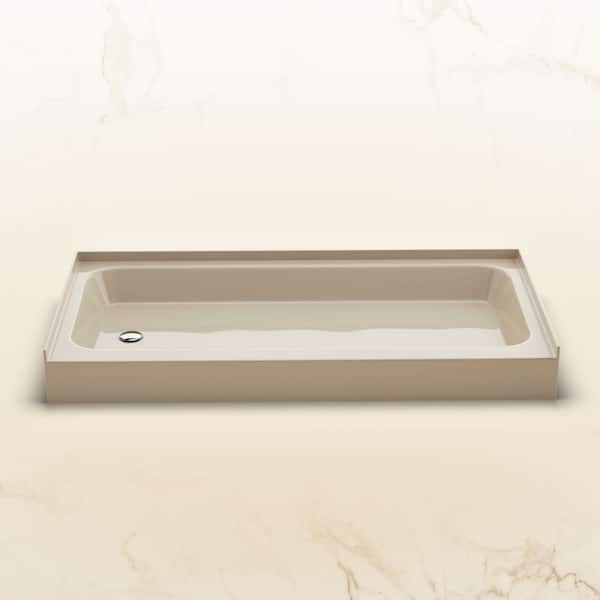 Swiss Madison Voltaire 60 in Lx 30 in W Alcove Shower Pan Base