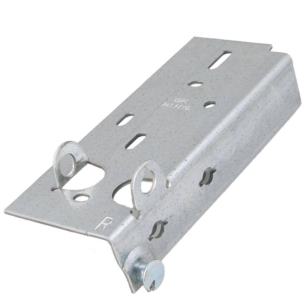 Garage Door Bottom Bracket Fixture | Stainless Steel Bracket For 7ft 8ft 9ft Overhead Doors Left Or Right