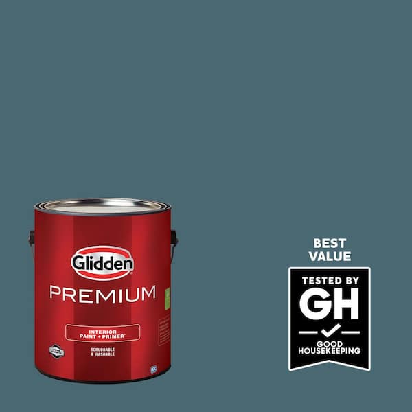 Glidden Premium 1 gal. #PPG1149-6 Azalea Leaf Flat Interior Latex Paint