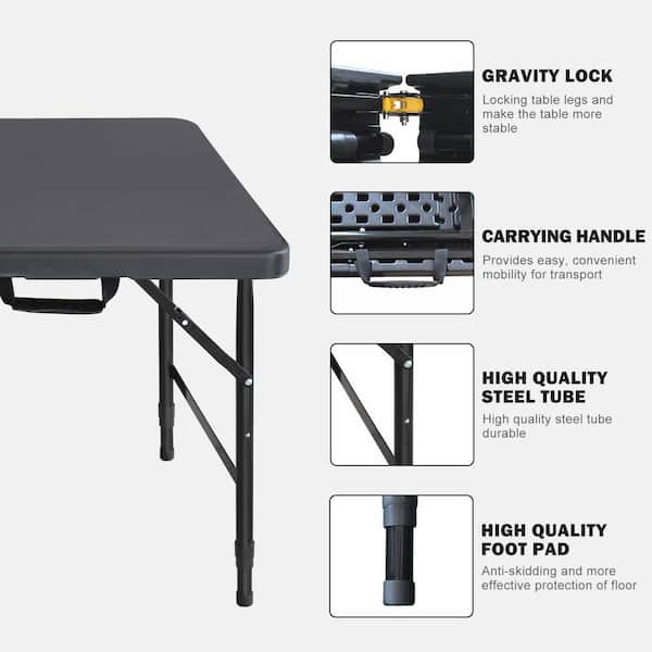 Edtian ED23011 Folding, 4ft Small, Portable & Foldable For