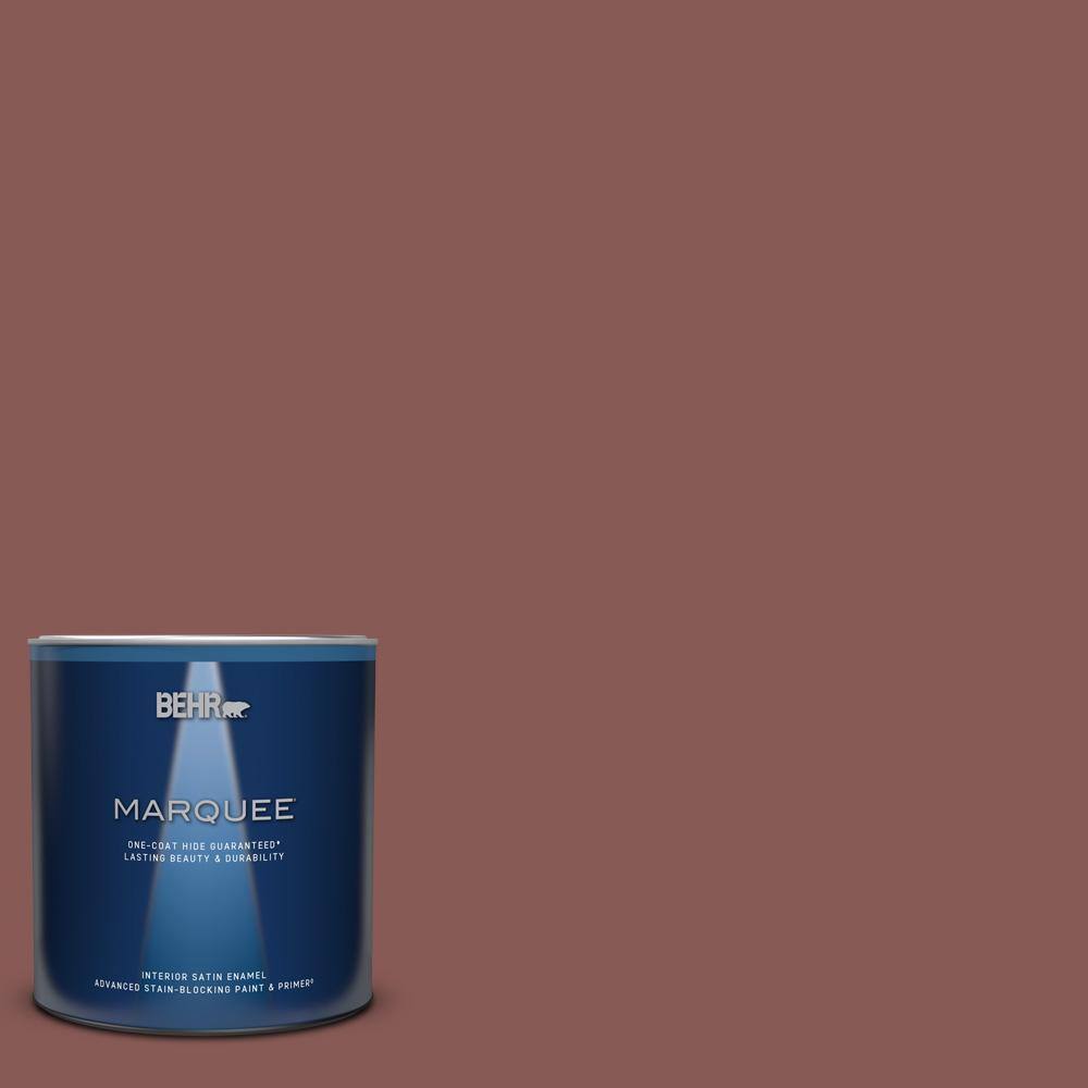 1 qt. #PPU1-09 Red Willow Satin Enamel Interior Paint & Primer