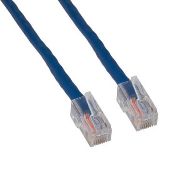 SANOXY 50 ft. Cat5e 350 MHz UTP Assembled Ethernet Network Patch Cable, Blue