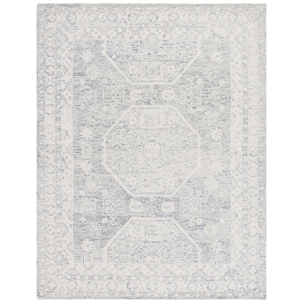 Micro-Loop Charcoal/Ivory 8 ft. x 10 ft. Geometric Oriental Area Rug price history on PriceWatchPro