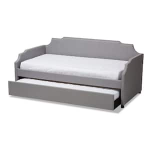 Ally Gray Twin Daybed with Trundle
