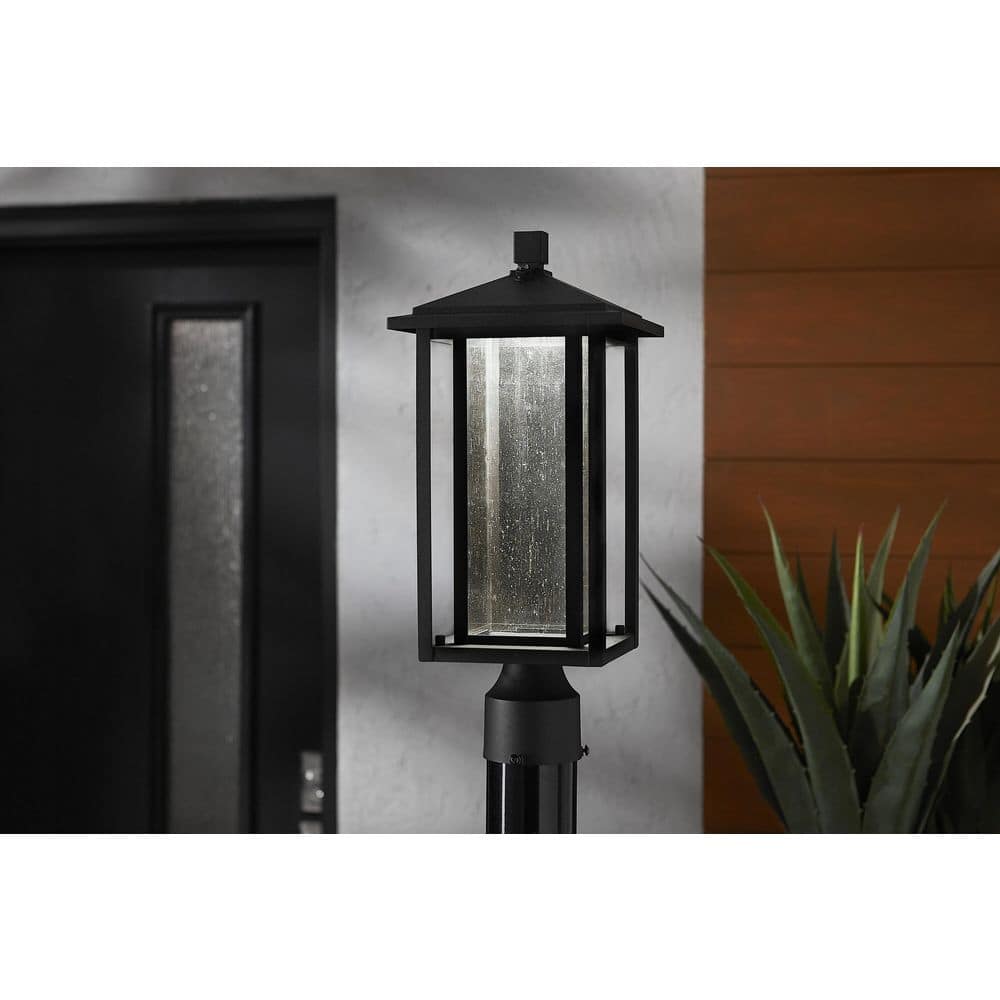 Home Decorators Collection Mauvo Canyon Black Dusk to Dawn LED