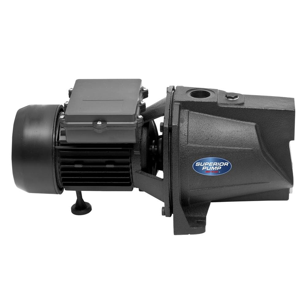 Superior 1/2 HP Black Cast Iron Shallow Well Jet Pump