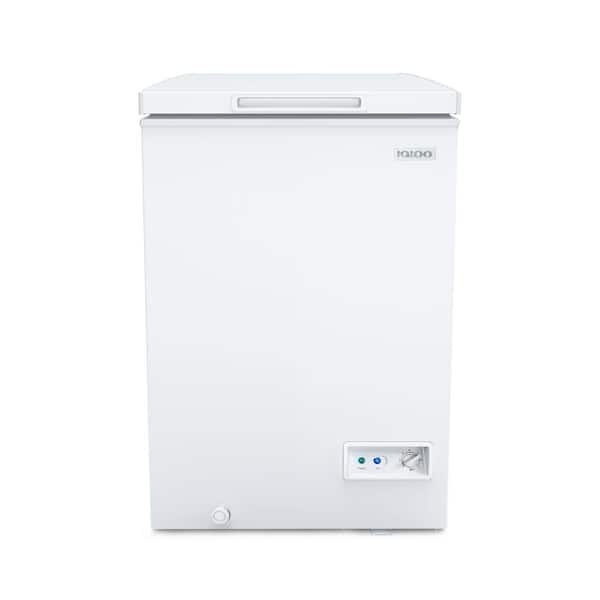 IGLOO 21 in. 3.5 Cu. Ft. Manual Defrost Chest Freezer in