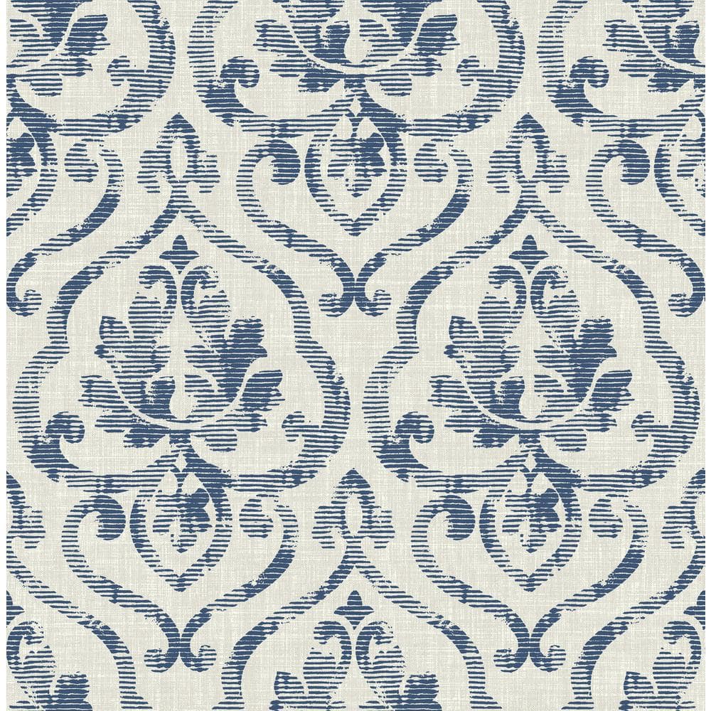 Tamarack Rustic Damask Metallic Silver & Navy Paper Strippable Roll (Covers 56.05 sq. ft.) price history on PriceWatchPro