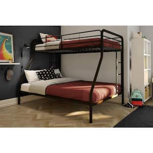 Cindy Black Twin over Full Metal Bunk Bed