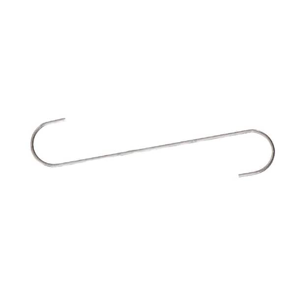 Glamos Wire Products 742012A 12 in. Heavy Duty Galvanized Extension Hook Silver - Pack of 5