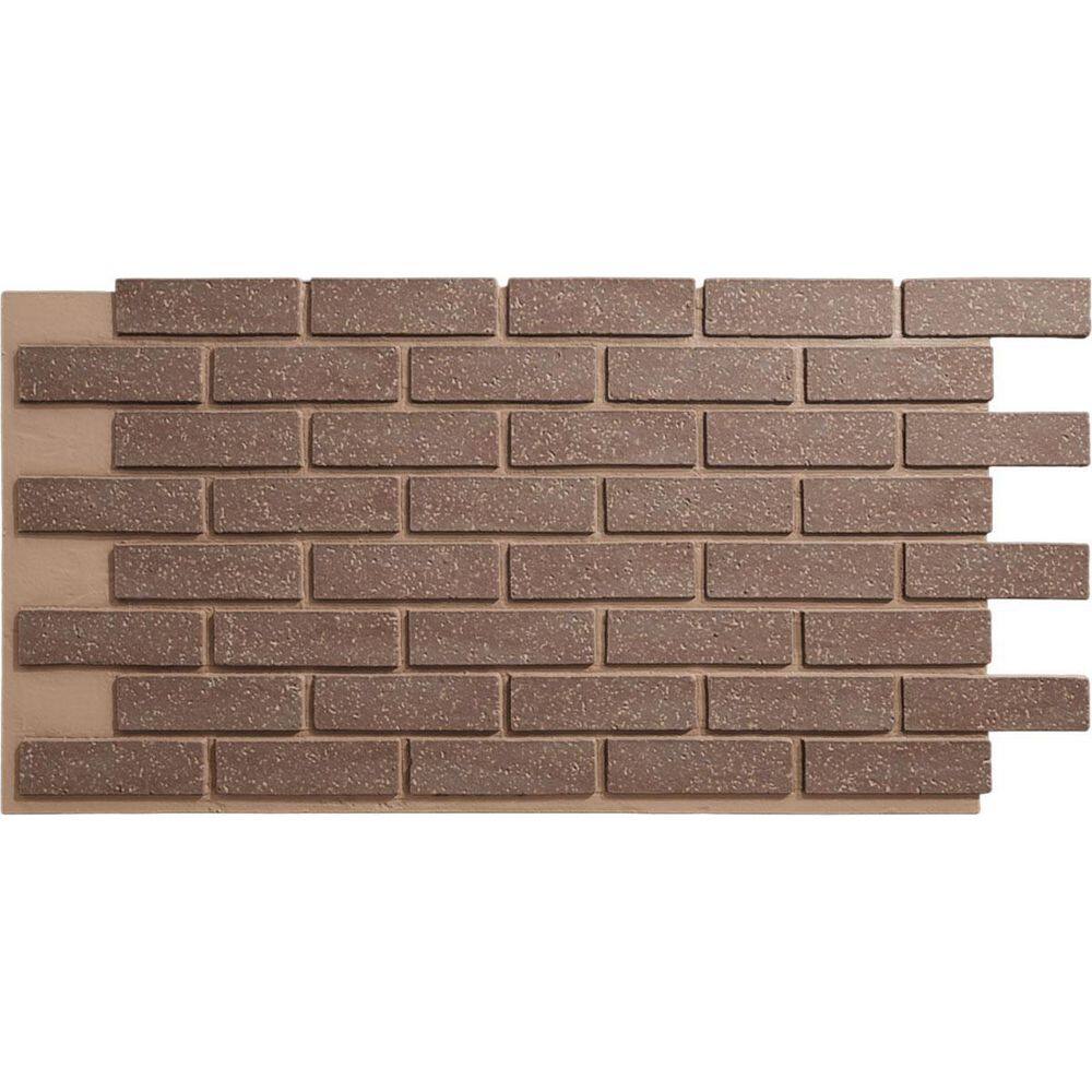 "EverStone Traditional Faux Brick Panel, 44""W x 21 3/4""H x 3/4""D, Wheatstone Color" price history on PriceWatchPro