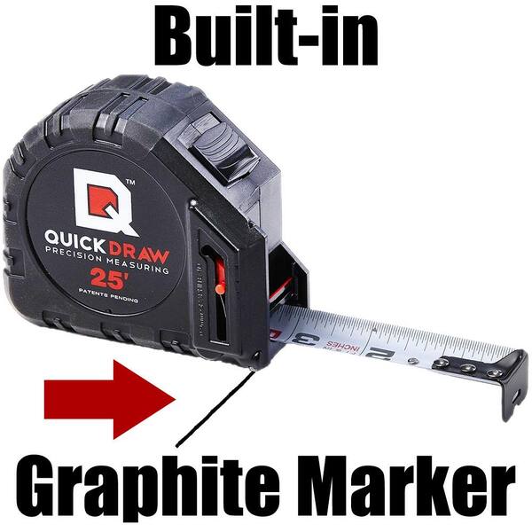 QuickDraw - 25 ft. Self-Marking Tape Measure