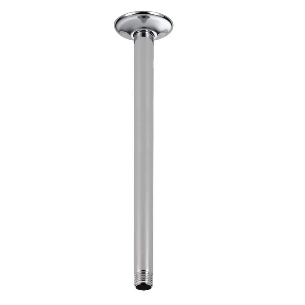 14-Inch Chrome Ceiling Mount Shower Arm with Ball Joint