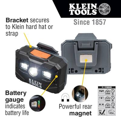 300 -Lumens Rechargeable Headlamp and Worklight, All-Day Runtime