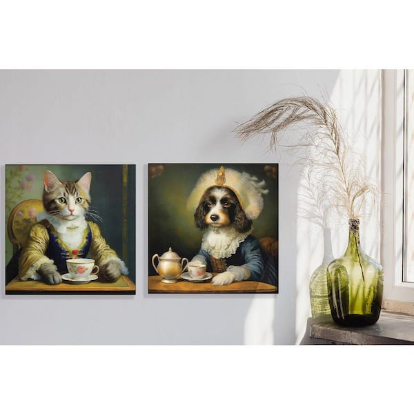 VENICE BEACH Collections Victorian Cat at Tea by Grotto Studios 1