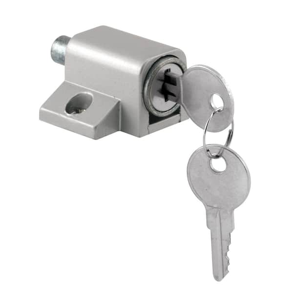Sliding Door Keyed Lock, Sliding Door Pin Lock Home Depot