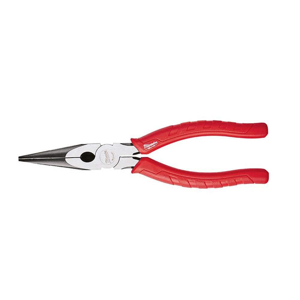 Milwaukee 8 in. Long Needle Nose Pliers 48-22-6101 - The Home Depot