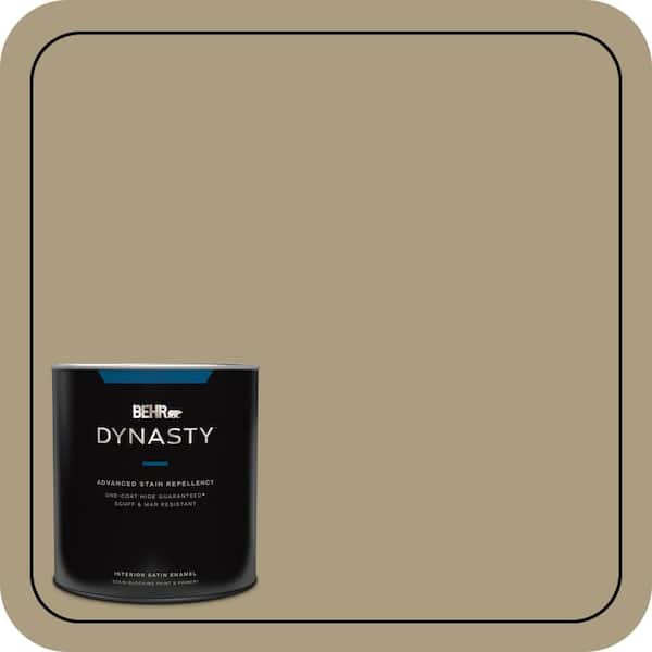 BEHR DYNASTY 1 qt. #BNC-16 Winter Sage Satin Enamel Interior Stain-Blocking Paint and Primer