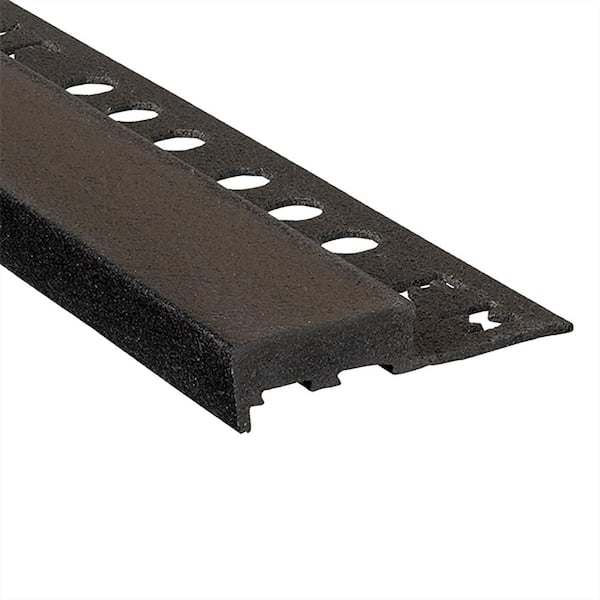 EMAC Novopeldano Maxi Tokyo Black 3/8 in. x 98-1/2 in. Composite Tile Edging Trim