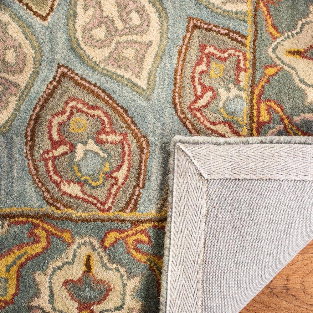 Hand-Tufted Heritage Blue/Grey Wool Area Rug 59" x 84"