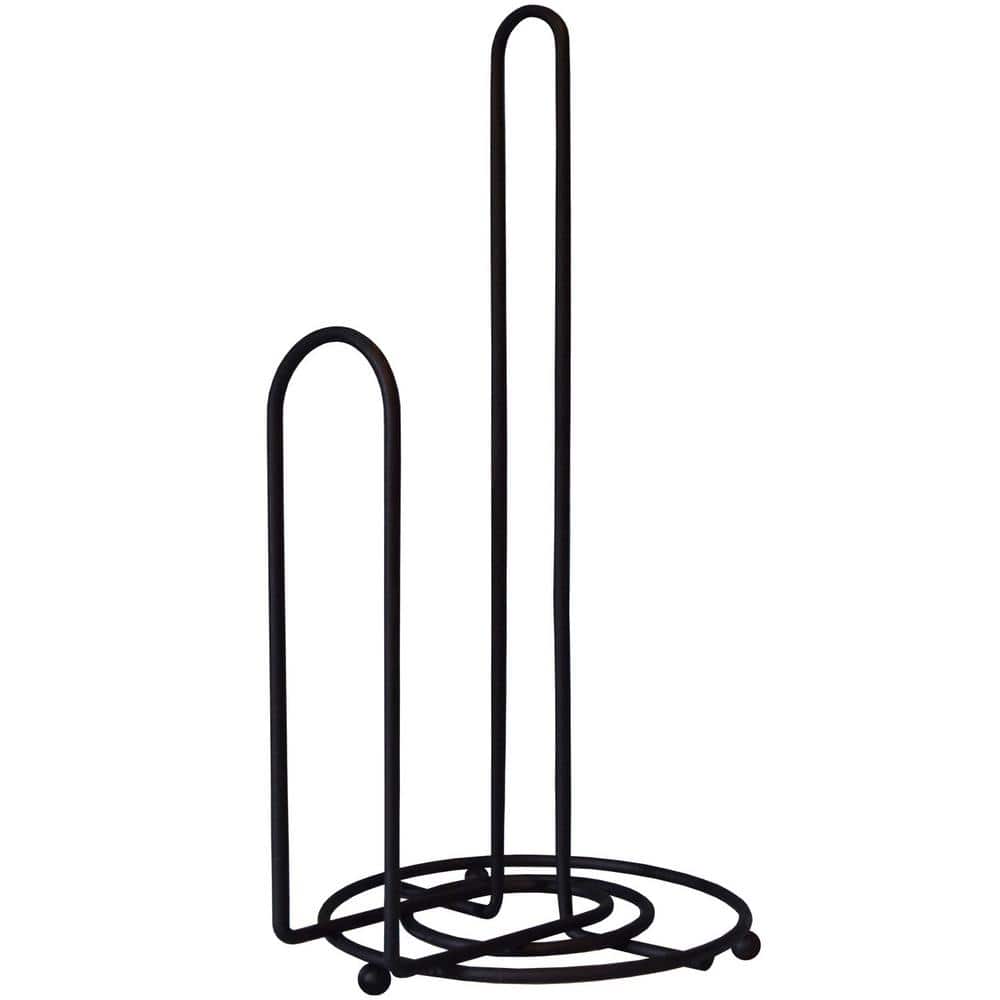 Blue Donuts Black Paper Towel Holder BD3931153 - The Home Depot