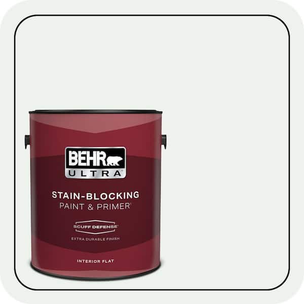 BEHR ULTRA 1 gal. #ECC-65-2 Mineral Spring Extra Durable Flat Interior Paint & Primer