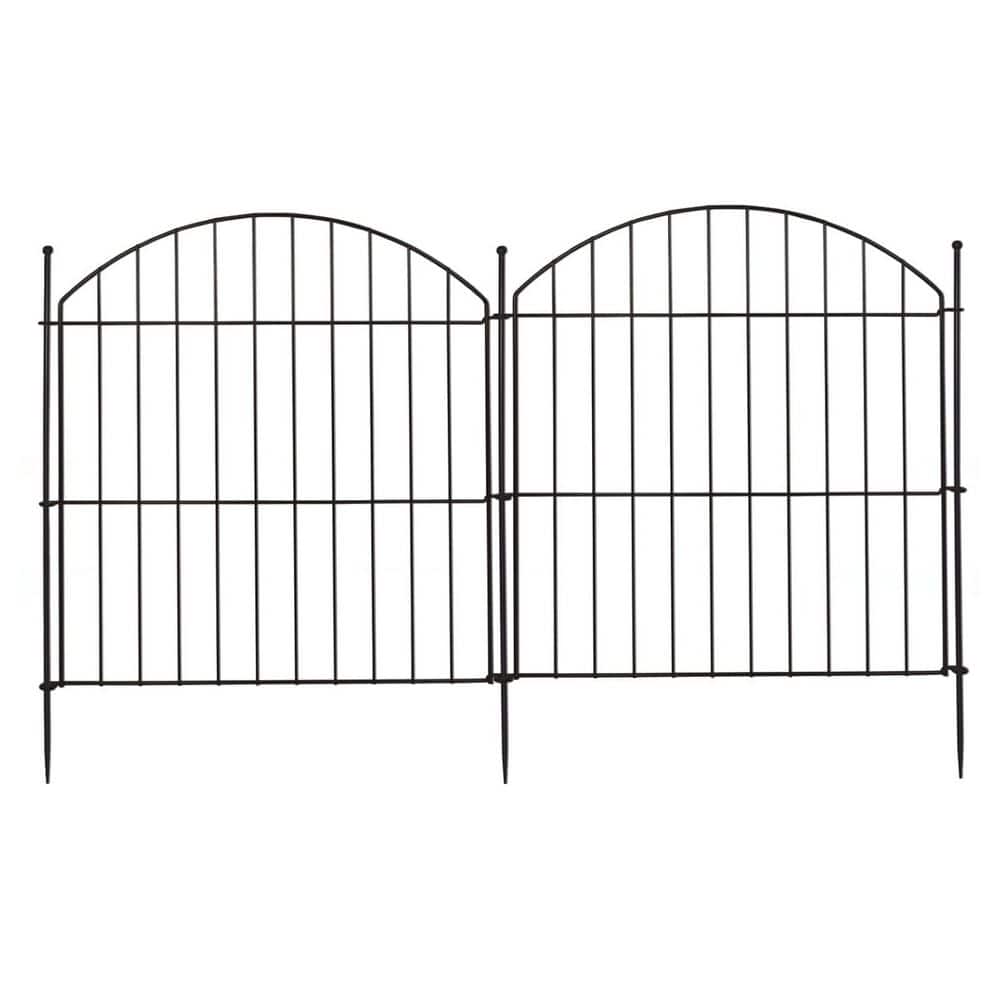 24 in. Metal Decorative Garden Fence 20 ft. No Dig Animal Barrier Arched Flower Bed Edging Wire Border Panel 10 Pack price history on PriceWatchPro