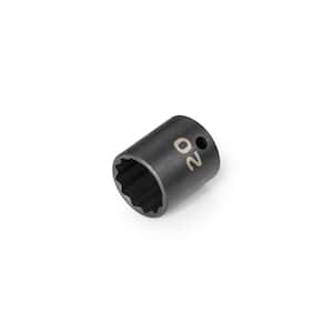 3/8 in. Drive x 20 mm 12-Point Impact Socket