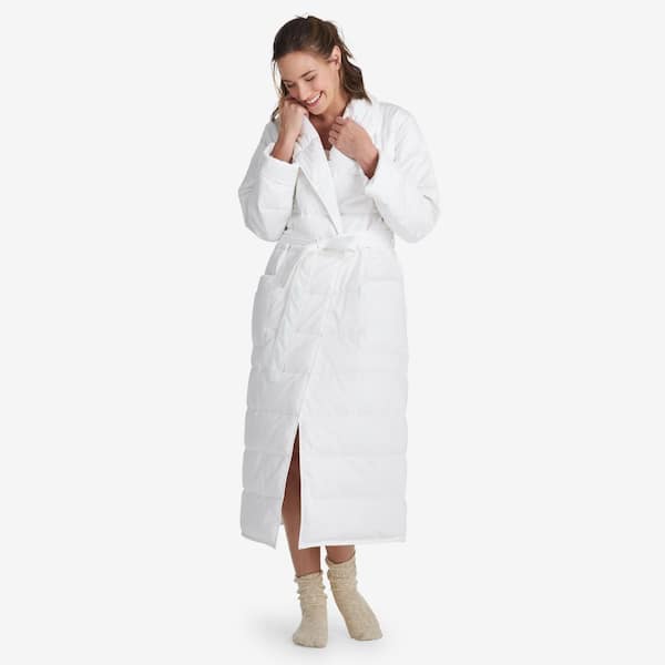 The Company Store Large White Down Robe