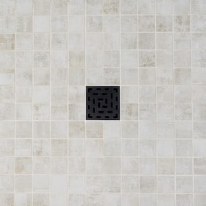 Marken Beige 11.87 in. x 11.87 in. Matte Porcelain Mosaic Tile (0.97 sq. ft./Each)