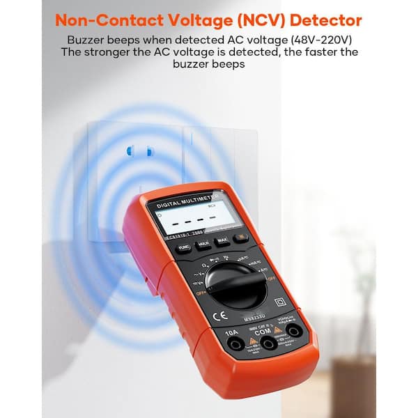 Adrinfly 6000 Counts Digital Multimeter, AC, DC, Ohm, Meter