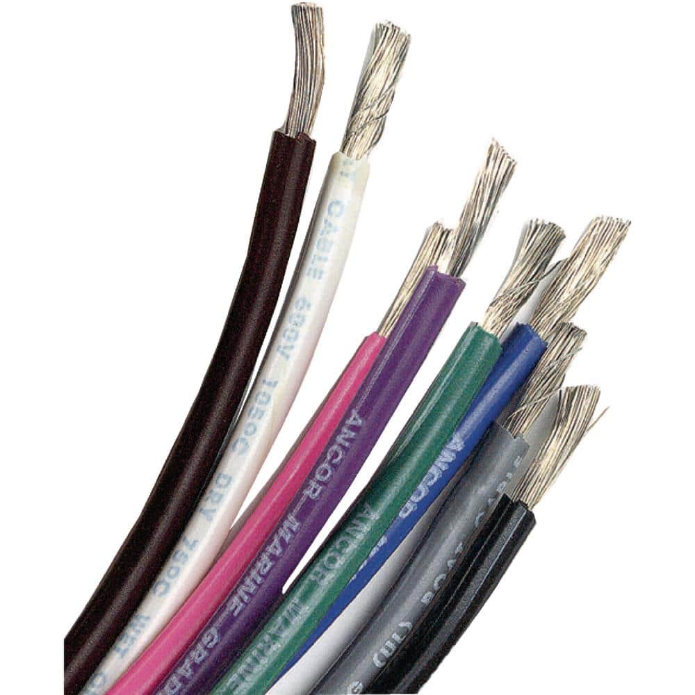 16 AWG Gauge GPT Marine Wire Stranded Hook Up Wire Red 250 ft 0.0508" 60 Volts 